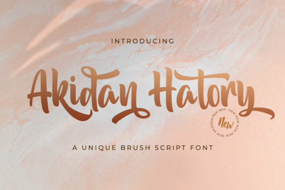 Akidan Hatory Font for Elegant Web Design