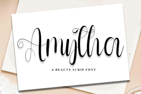 Amytha Font: Elegant Script for Creative Makers