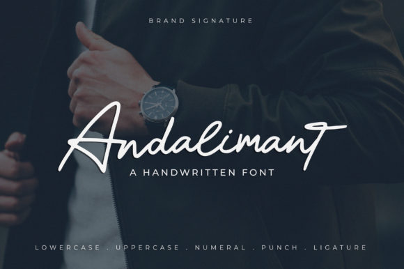 Andalimant: A Refined Script Font for Makers