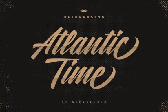 Atlantic Time: The Enchanting Script Font for Editorial Design