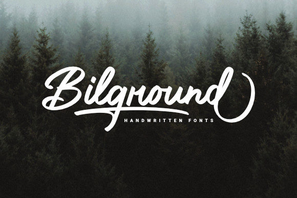 Bilground Font: Elegant Script for Handmade Brands