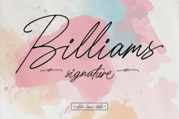 Billiams Font Review: A Relaxed Script for Modern Design