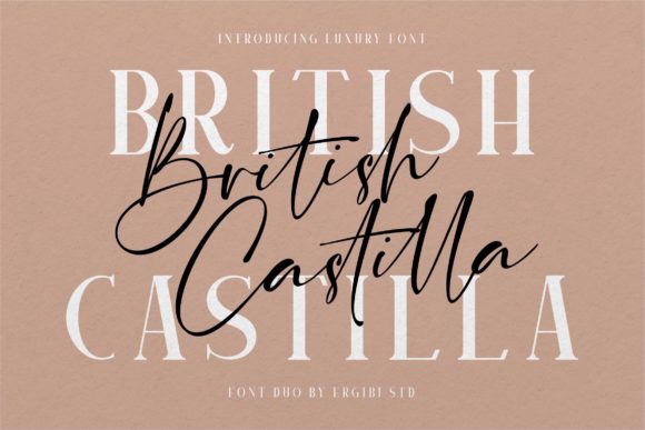 British Castilla: A Script Slab Serif for Handmade Brands