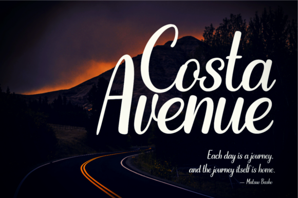 Elevate Campaigns with Costa Avenue Script Font