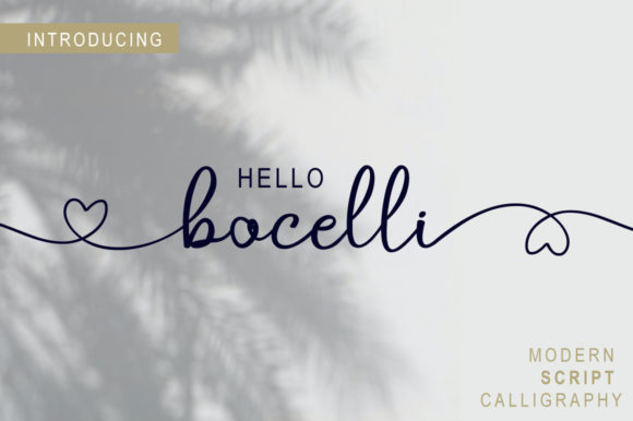 Elevate Your Brand with Bocelli Script Font