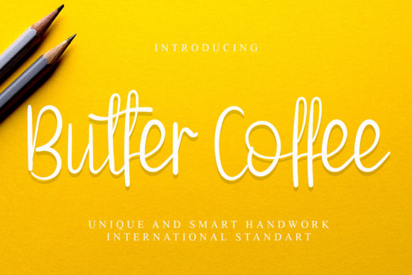 Elevate Your Brand with the Butter Coffee Typeface