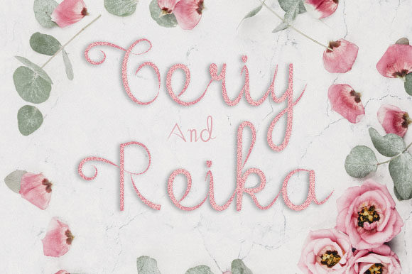 Elevate Your Shop with Geriy and Reika Script Font