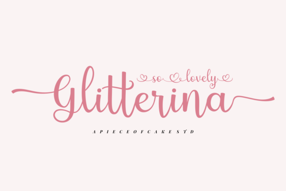 Glitterina: A Magical Script Font for Elegant Designs