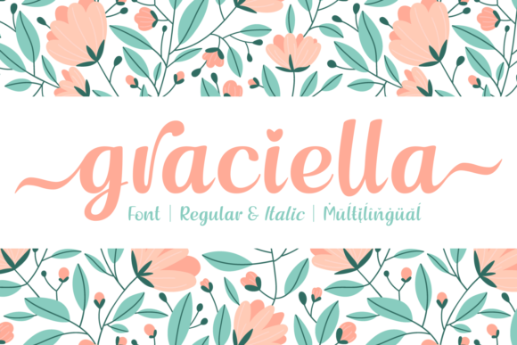 Graciella: A Romantic Script Font for Editorial Design