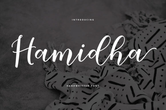 Hamidha: A Dazzling Script Font for Editorial Design