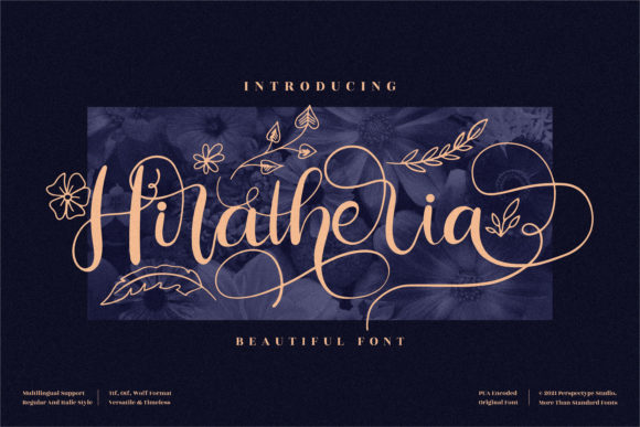 Hiratheria: The Script Handwritten Font for Bold Campaigns