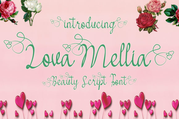 Lova Mellia: A Refined Script Font for Handmade Brands