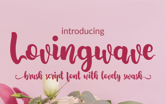 Lovingwave: A Sweet Script Font for Small Business Branding