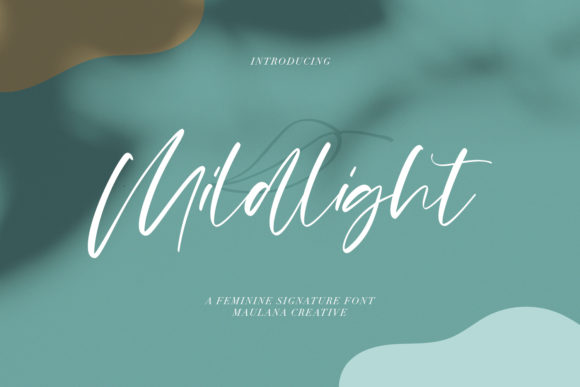 Mildlight: The Elegant Script Font for Makers