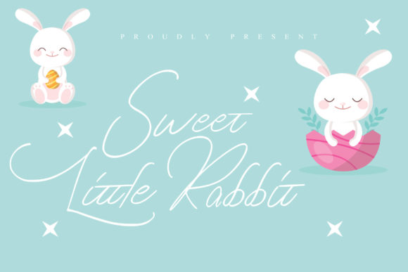 Sweet Little Rabbit: A Refined Script Font for Editorial Design