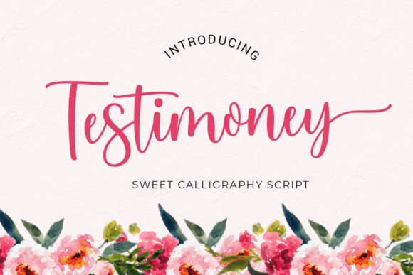 Testimoney Script Font Review for Elegant Branding