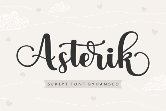 Upgrade Your Brand with Asterik Script Font