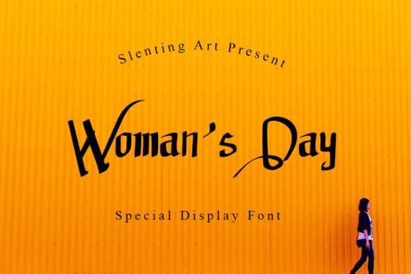 Upgrade Your Brand with the Woman s Day Typeface