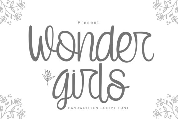 Wonder Girls: A Whimsical Script Font for Editorial Design